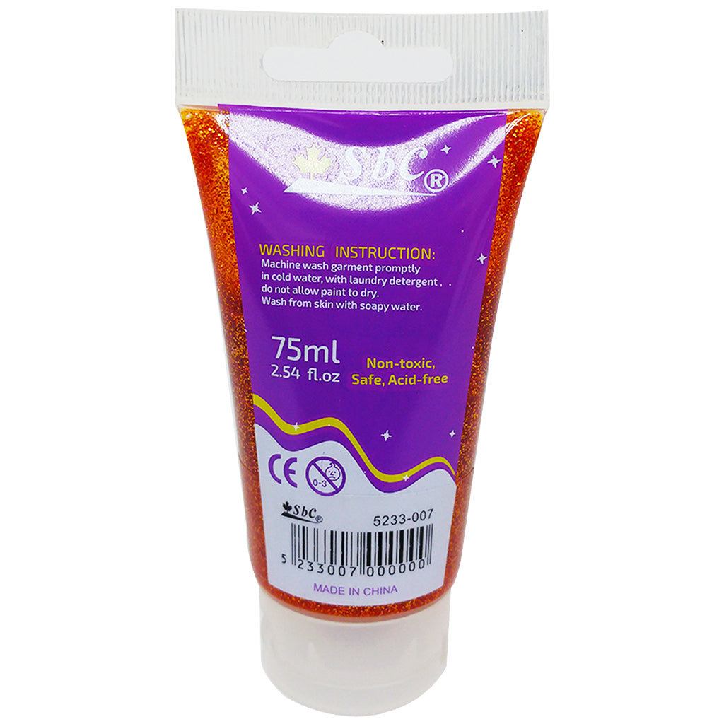 Glitter Tempera Paint 75ml Laser Gold Secondary image