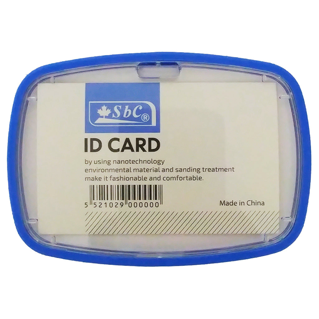 ID Card Holder Blue with Rubber Secondary image