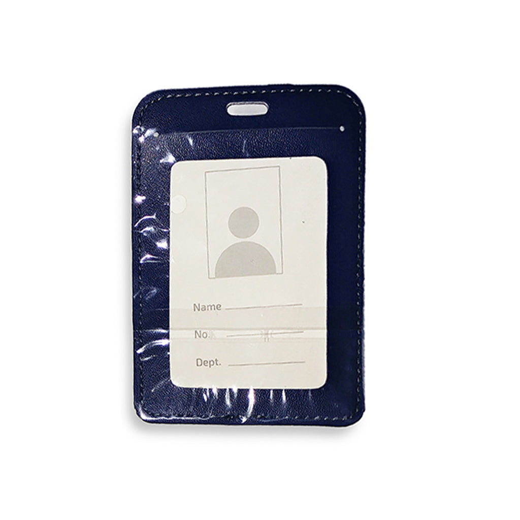 ID Card Holder (PULeather) DarkBlue - Al Masam Stationery LLC Main image