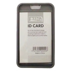 ID Card Holder With Rubber Back Gray - Al Masam Stationery LLC