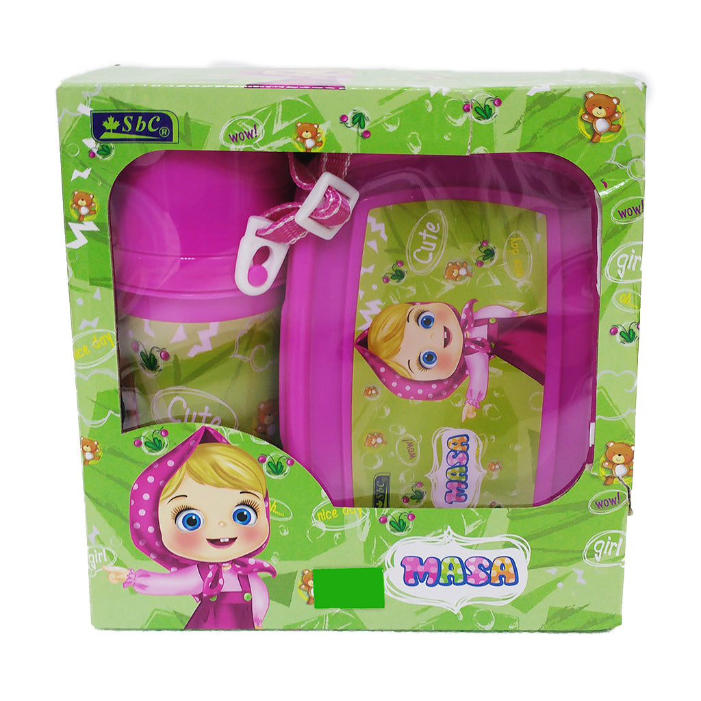 Lunchbox(750ml) + Waterbottle (450ml) MASA - Al Masam Stationery LLC Main image