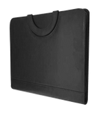 RM-367 - PU Leather folder with Handle Black - Al Masam Stationery LLC