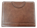 RM-371 - PU leather folder with handle (Marble Brown) - Al Masam Stationery LLC