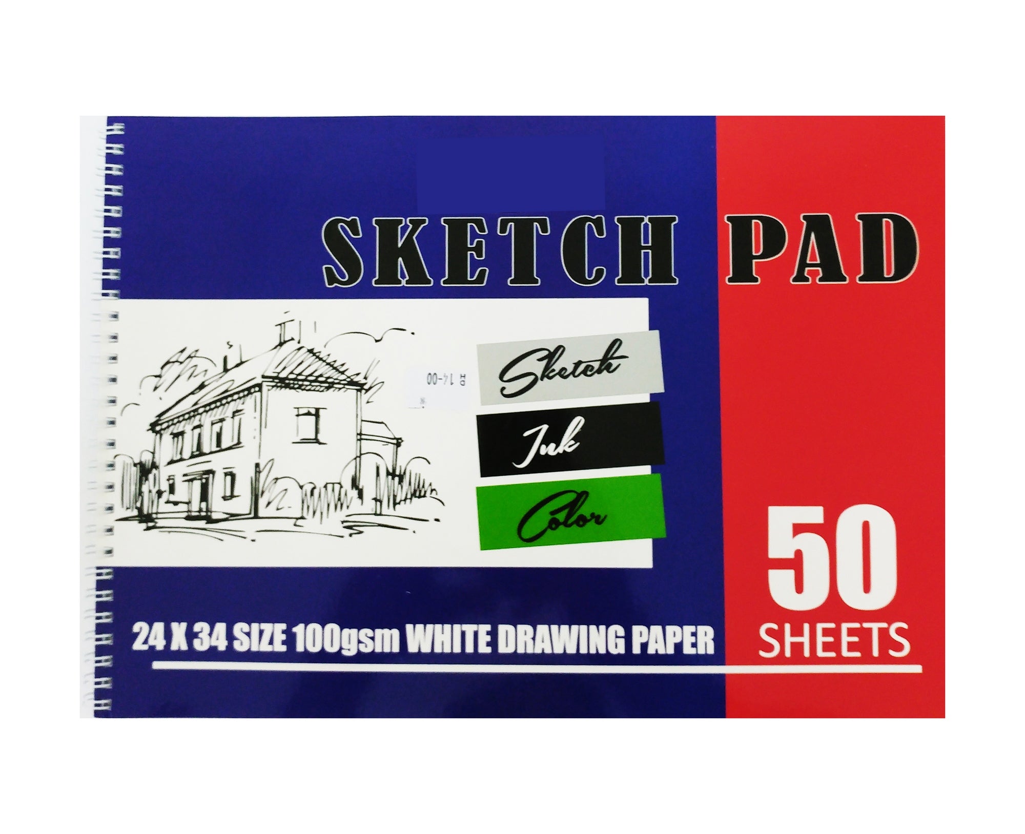 Sketch Pad 24*34 100gsm 50sht White - Al Masam Stationery LLC Main image