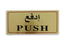 Sticker Sign "PUSH" - Al Masam Stationery LLC