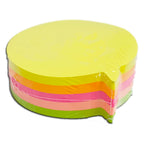 Sticky Note Pad Assorted Colour Cloud - Al Masam Stationery LLC
