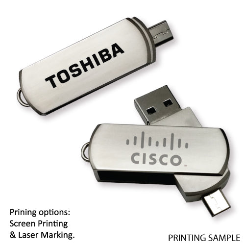 Swivel Metal Phone USB Secondary image