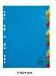 Divider Paper (1-15) A4 Colour with number - Al Masam Stationery LLC