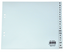 Divider Pvc A5 (A-Z) PVC  grey - Al Masam Stationery LLC