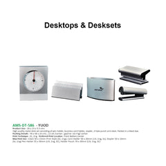 AMS-DT 586 YUOD High Quality Metal Deskset - Al Masam Stationery LLC