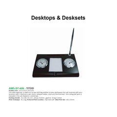 AMS- DT 606 TITOD Quality Wooden Desktop - Al Masam Stationery LLC