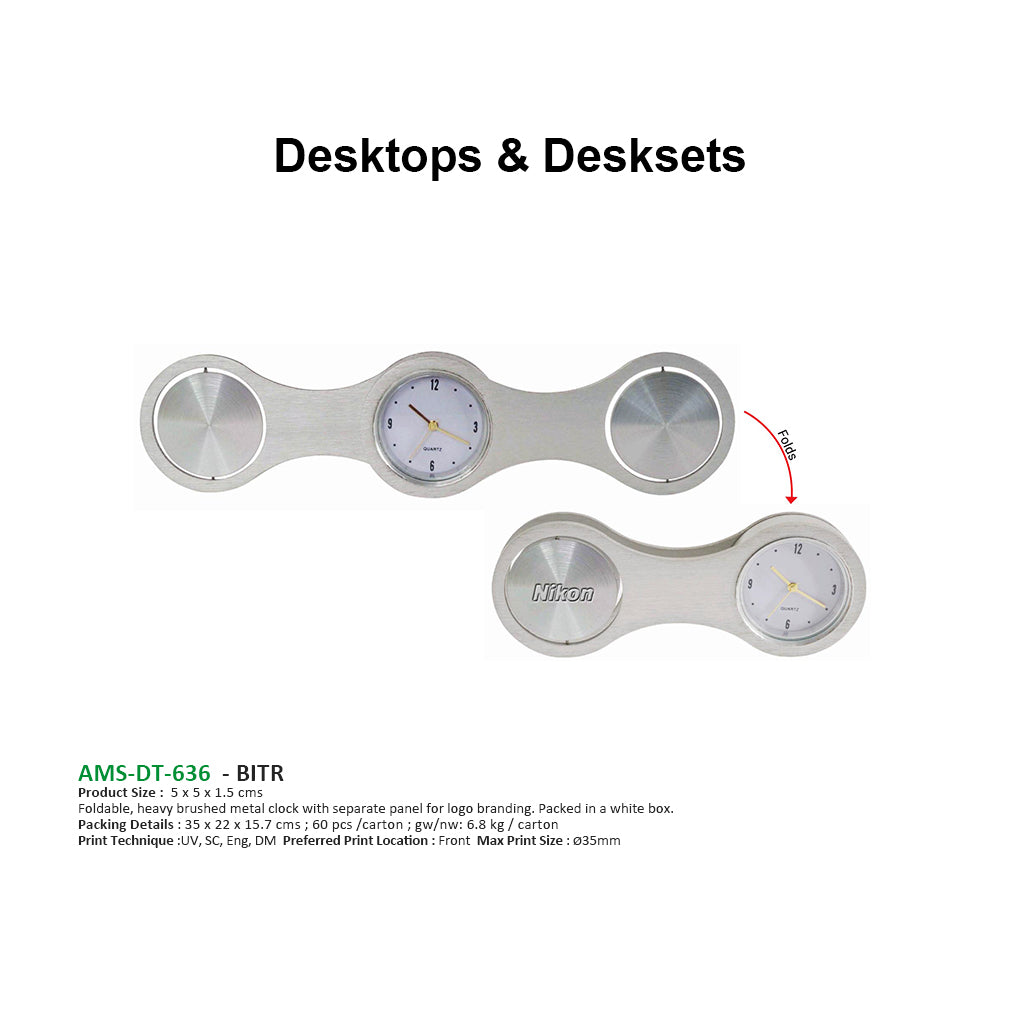 DT 636 BITR Foldable Desktop Clock - Al Masam Stationery LLC