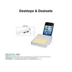 AMS- DT 641 ETID Mobile Holder with Sticky Note Pad - Al Masam Stationery LLC