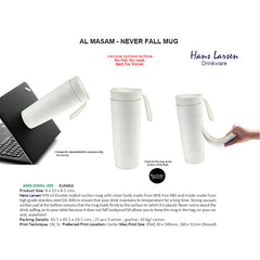 Hans Larsen Never Fall Travel Mug - Al Masam Stationery LLC