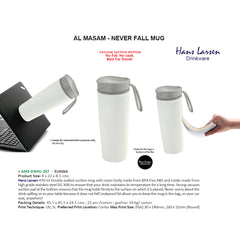 Hans Larsen Never Fall Travel Mug - Al Masam Stationery LLC