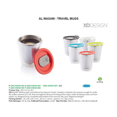 XD DESIGN Dia Coffee Travel Mug - Al Masam Stationery LLC