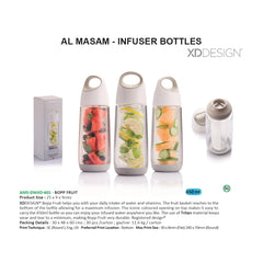 AMS- DWXD 601 - XDDesign Bopp Fruit Water Bottle - Al Masam Stationery LLC