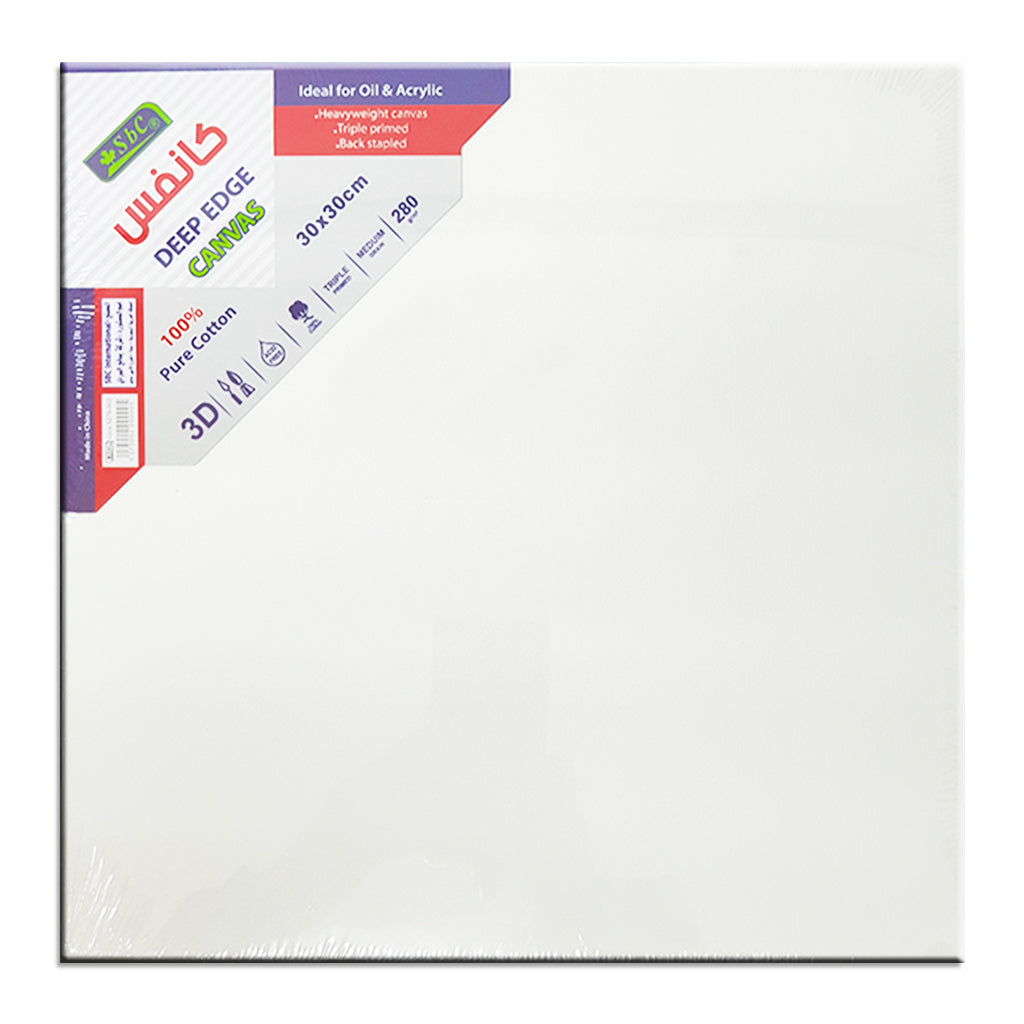 3D Canvas Board White 30x30cm - Al Masam Stationery LLC Main image