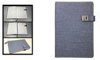 Dark Gray- A5 - Fabric Cover Notebook - Al Masam Stationery LLC