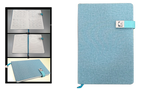 GREEN - A5 size - Fabric Notebooks - Al Masam Stationery LLC