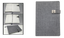 GREY -A5 size Fabric Notebooks - Al Masam Stationery LLC
