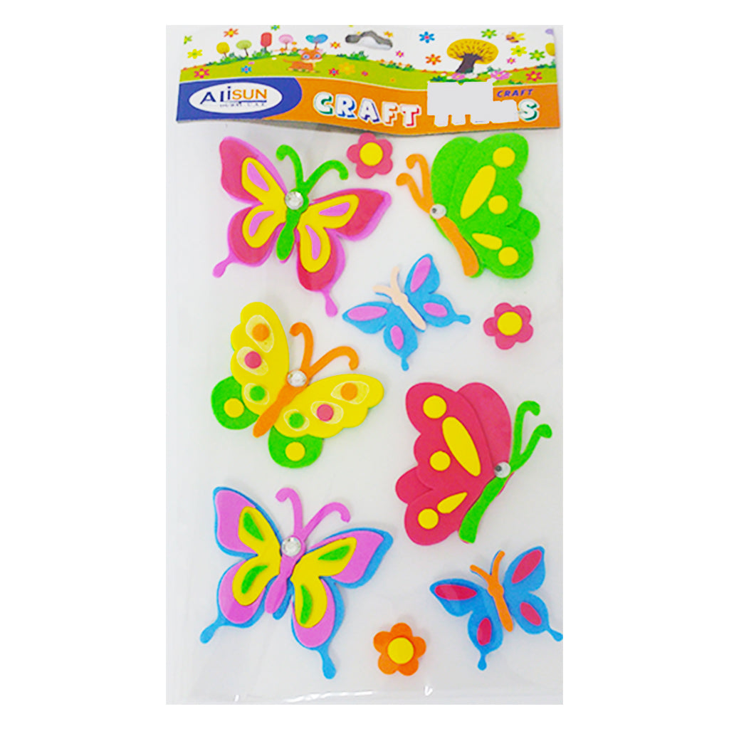 Decorative EVA Sticker Butterfly - Al Masam Stationery LLC Main image