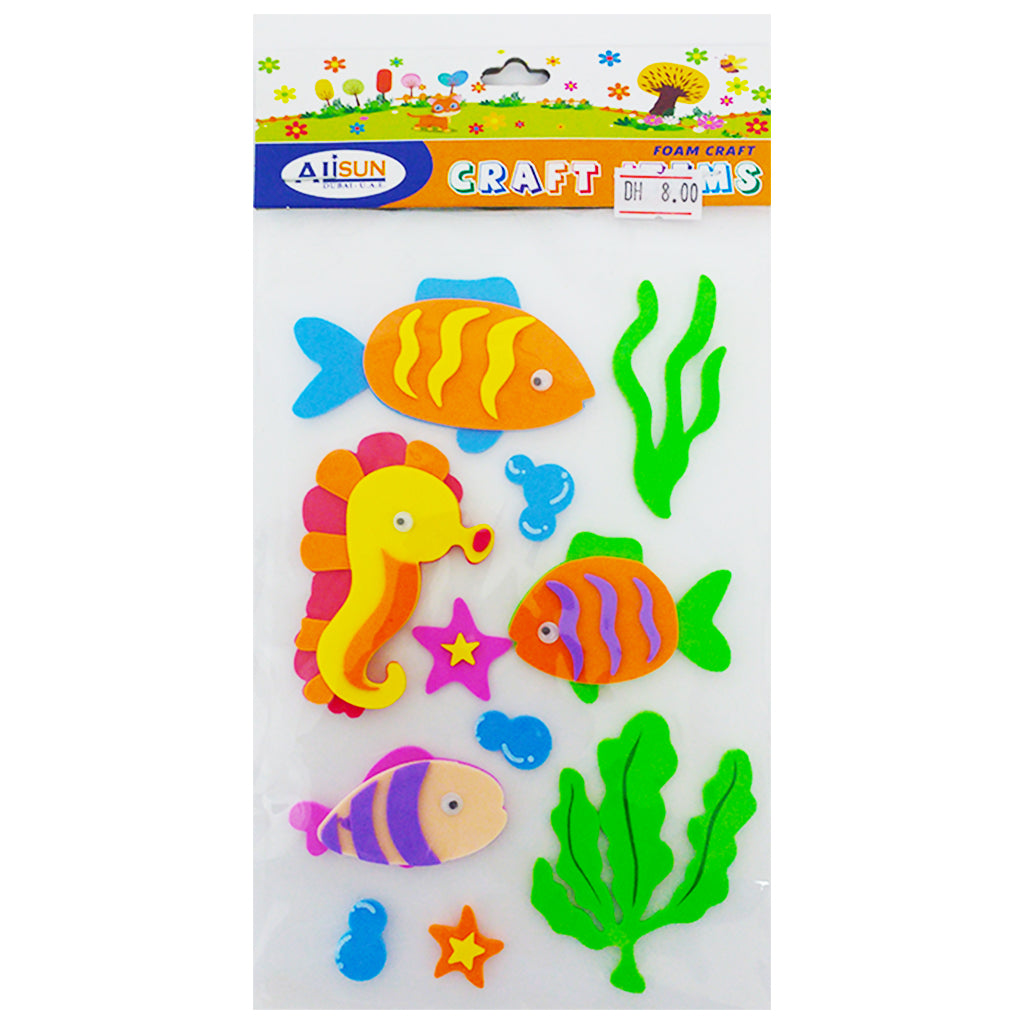 Decorative EVA Sticker Sea Animal - Al Masam Stationery LLC Main image