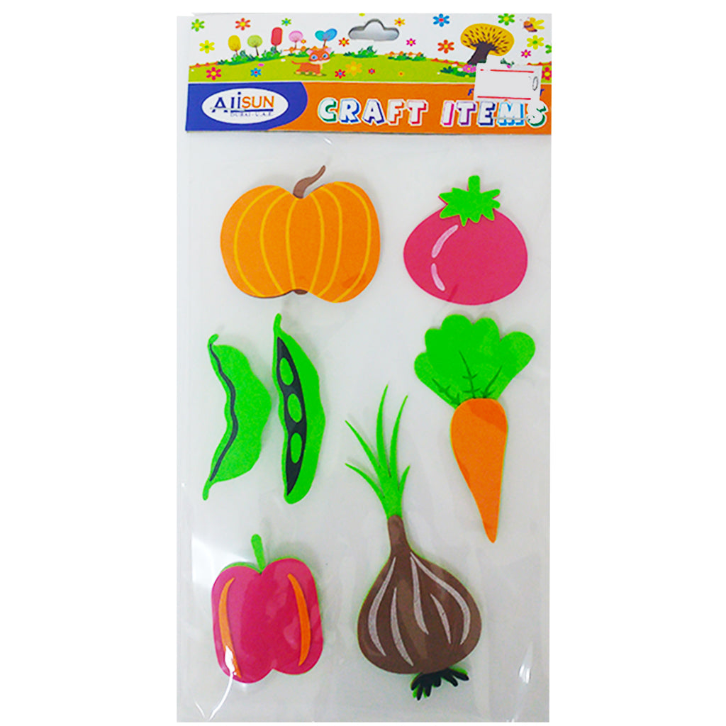 Decorative EVA Sticker Vegetable - Al Masam Stationery LLC Main image