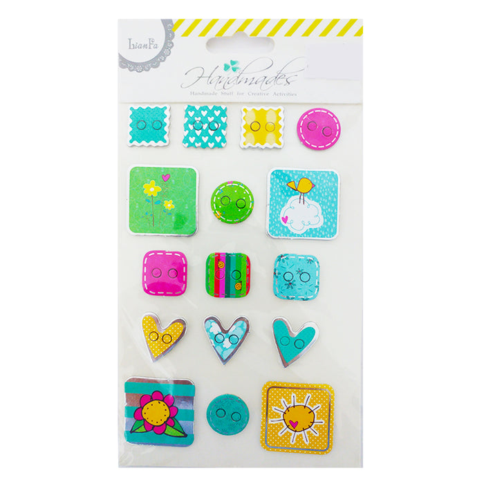 Hand Made Stickers Embossed - Model 1 - Al Masam Stationery LLC