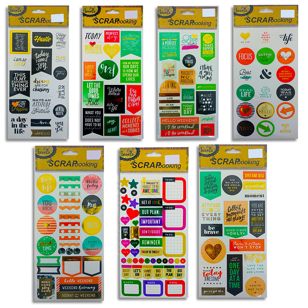 Hand Made Stickers Embossed - Model 2 - Al Masam Stationery LLC