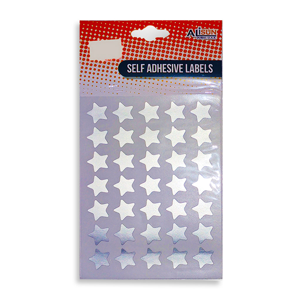 Star Stickers Silver - Al Masam Stationery LLC Main image