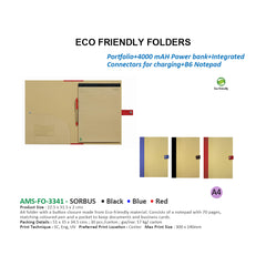 AMS-FO-3341 - SORBUS  -  Eco Friendly Folders - Al Masam Stationery LLC