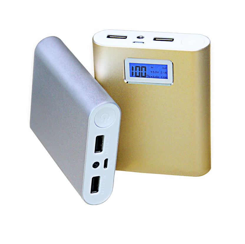 AMS AK-068 Metal Digital Power Bank 12800mAh