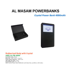 AMS-JU-PB-4000-CR - (400 MAH Powerbank) - Al Masam Stationery LLC