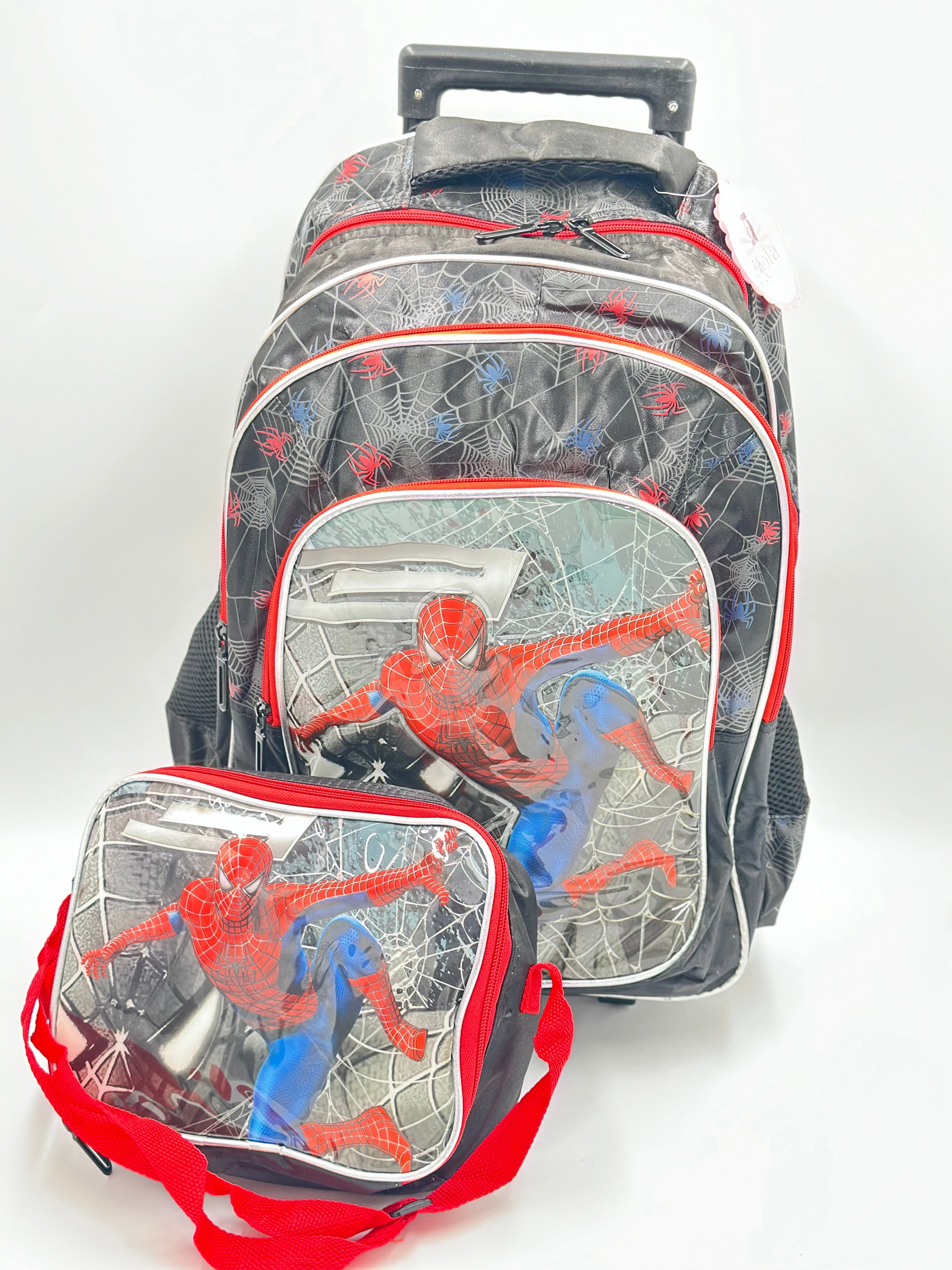 Ik074 18-Inch Spider-Man 3-Piece Trolley Set – Mixed Designs Secondary image