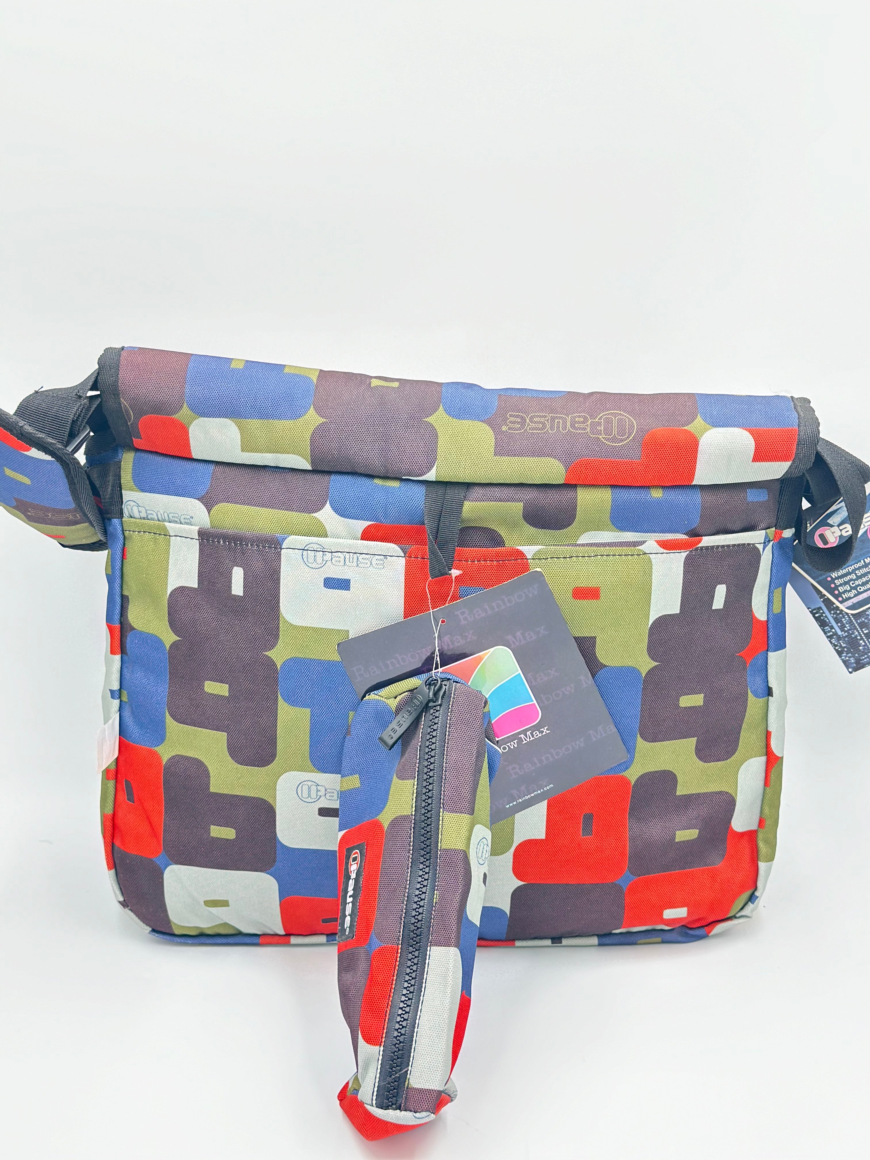 Pause Polyester Messenger Bag PE12I-051 – Everyday Carry Bag Secondary image