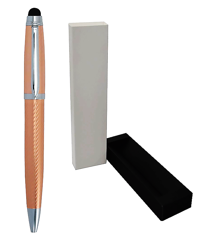 AMS- MP 859 - Tiup Metal Ball Pen with Stylus - Al Masam Stationery LLC