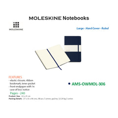 Moleskine Classic Notebook Navy Blue - Al Masam Stationery LLC