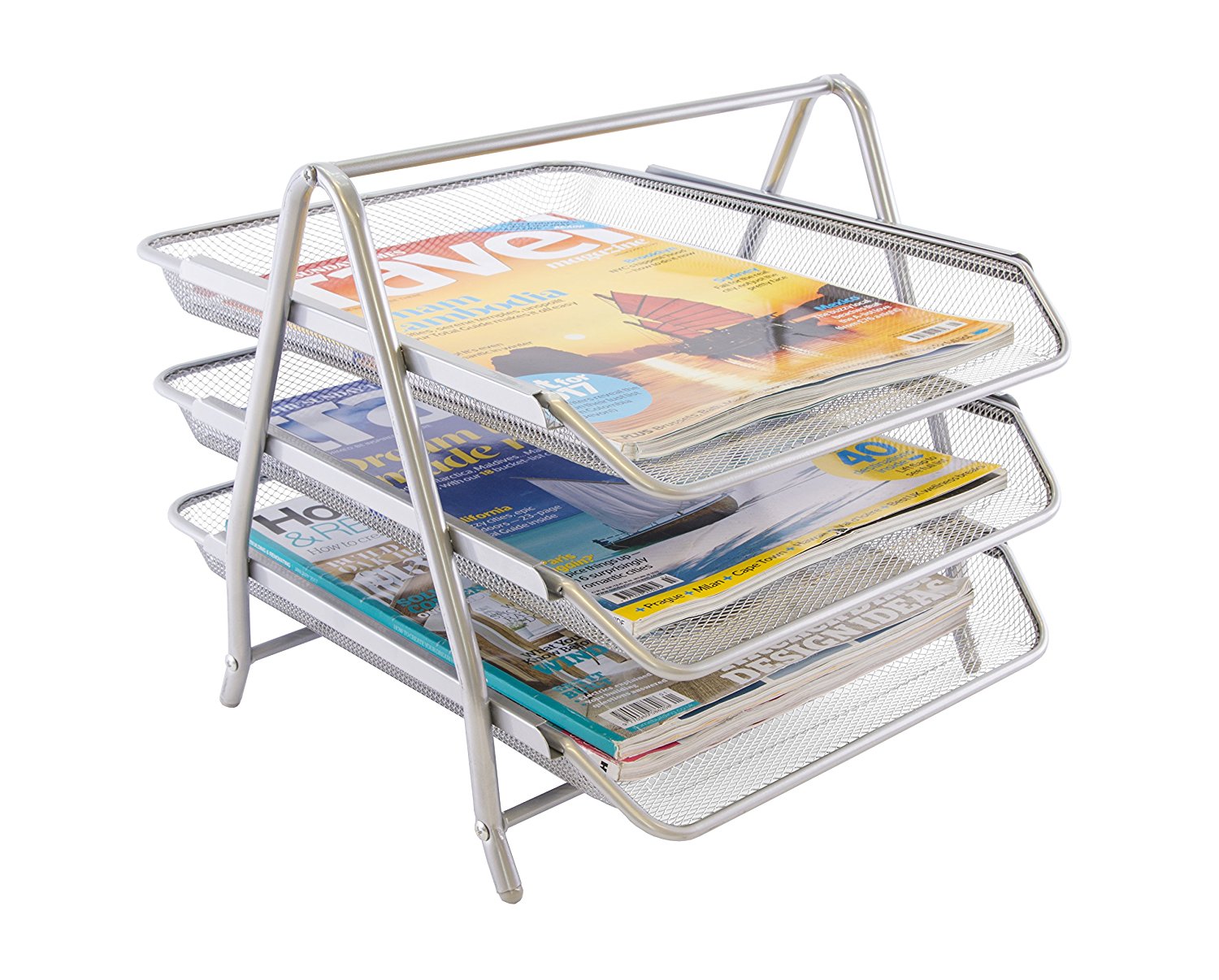 Paper Tray Wiremesh -3 Tier - Al Masam Stationery LLC