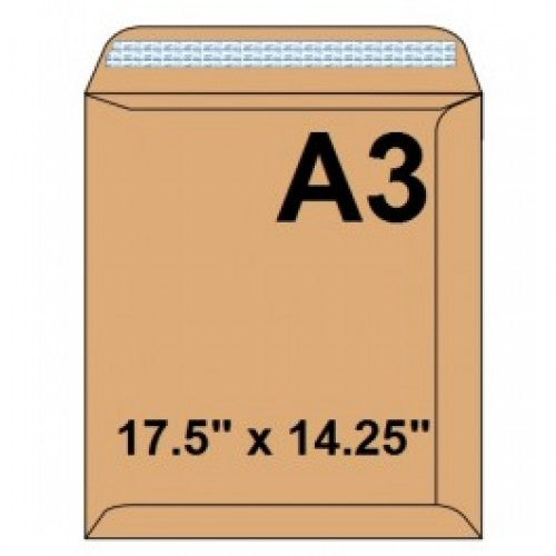 Envelope Brown 17.5*14.5 inches - Al Masam Stationery LLC Main image