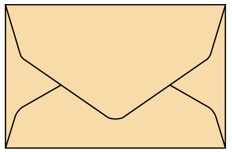 Envelope Brown 7.5*5 inches - Al Masam Stationery LLC