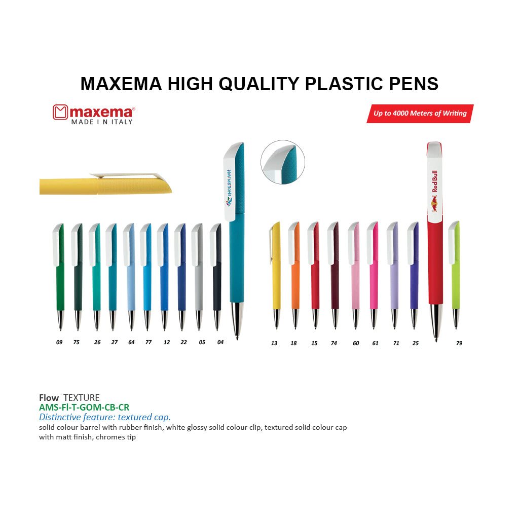 MAXEMA Pens - (AMS-Fl-T-GOM-CB-CR Flow TEXTURE) Secondary image