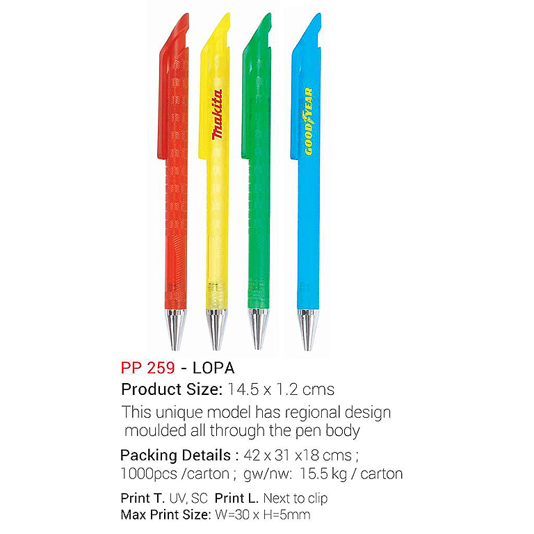 AMS-PP-259 - LOPA (Plastic Pens) Secondary image