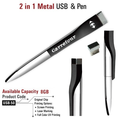 2 in 1 USB PENS - MODEL 2 - Al Masam Stationery LLC Main image