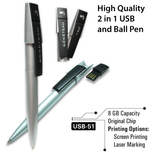 2 in 1 USB PENS - MODEL 3 - Al Masam Stationery LLC Main image