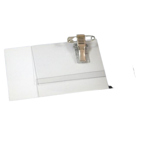 PVC NAME BADGE WITH CLIP - Al Masam Stationery LLC Main image