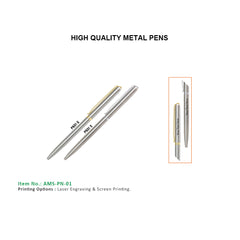 AMS-PN-01 - Metal pens - Al Masam Stationery LLC