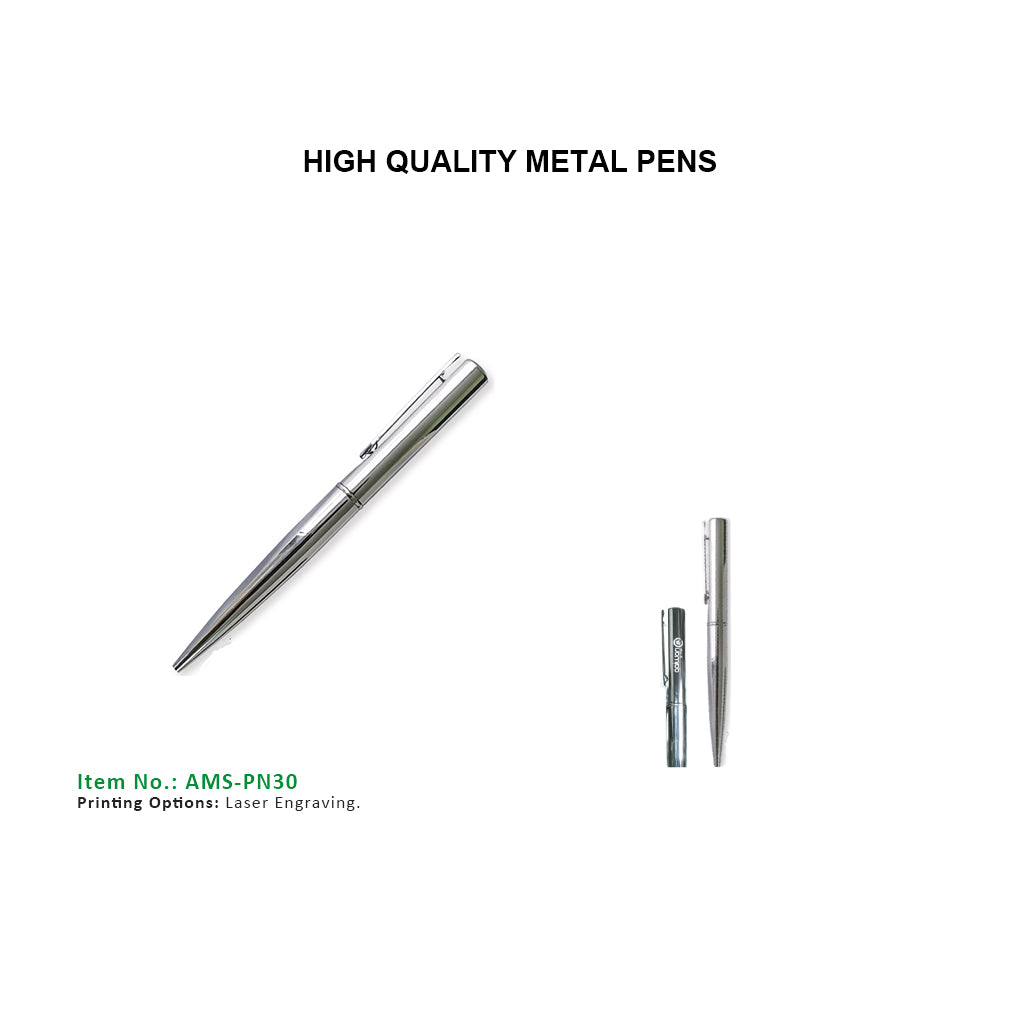 AMS-PN-30 - Full Chrome metal pen - Al Masam Stationery LLC