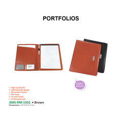 AMS-RM-1502-PU Folder - Tan colour - Al Masam Stationery LLC