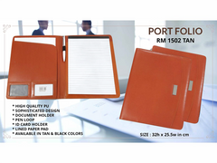 AMS-RM-1502-PU Folder - Tan colour - Al Masam Stationery LLC